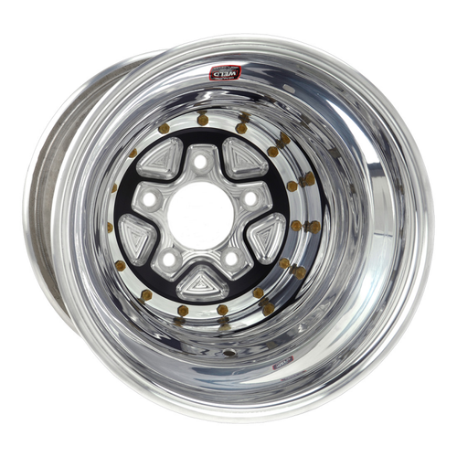 WELD Racing Alumastar Pro 16x20 Polished Center - Polished Shell Double Beadlock Drag Wheel - 87P-620421UP