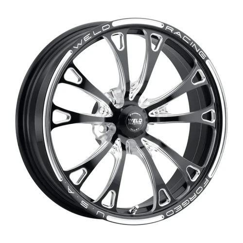 WELD Racing V-Series 20x5 Gloss Black Milled Front Runner - 84C-2005274-B