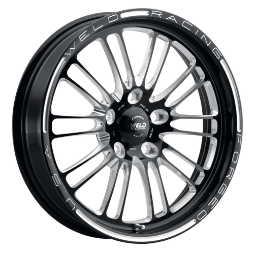 WELD Racing RPM 15x3.5 Gloss Black Milled Front Runner - 85C-15254-B