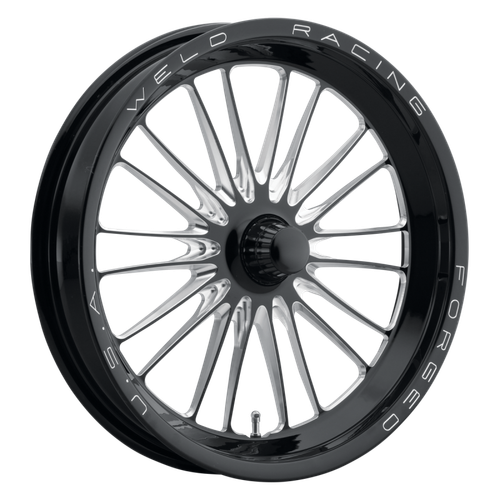 WELD Racing RPM 17x3.5 Gloss Black Milled Front Runner - 85C-17001-B