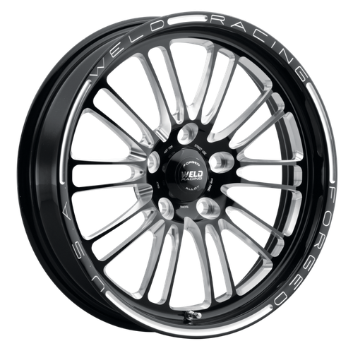 WELD Racing RPM 17x4.5 Gloss Black Milled Front Runner - 85C-1704274-B