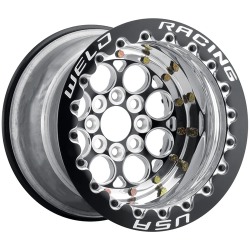 WELD Racing Magnum Import 13x9 Black Non-Beadlock Drag Wheel - 768B-30914