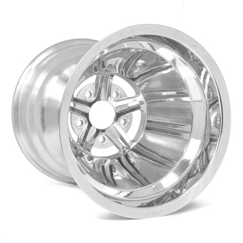 Race Star 63 Pro Forged 15x14 Non Beadlock Sportsman Polished Wheel 5x4.75BC 5.00BS 63-514475001P