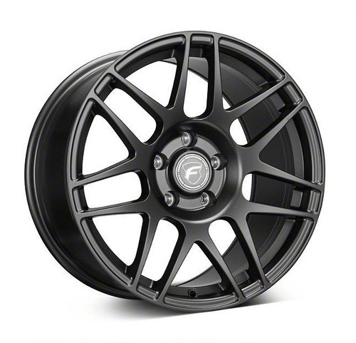 Forgestar F14 Drag Pack Satin Black Wheel 17x10 +50 5x4.5BC - F27270067P50 Ford Mustang & Toyota Supra, Shelby GT500 2007-2014, Mustang S197 2005-2014, Mustang S550 2015-2022