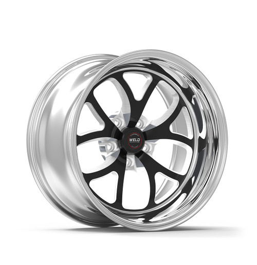 Weld Racing RT-S S76 17x10.5 / 5x5mm BP / 7.7in. BS Black Drag Wheel (High Pad) - Non-Beadlock #76HB7105C77A Jeep Grand Cherokee SRT 2012-2020, Jeep Trackhawk SRT 2018-2020