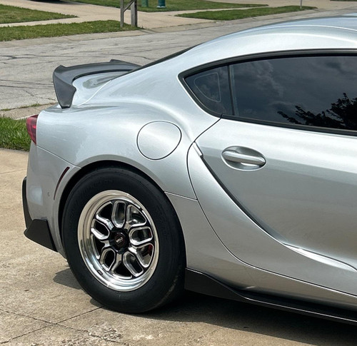 WELD Laguna Drag Gloss Black Wheel with Milled Spokes 17x10 | 5x112 BC | +40 Offset | 7.10 Backspacing - S15270045P40 for Toyota Supra J29 MKV 2020-2024, Mercedes E-Class W211 2003-2009, Mercedes E-Class W212 2010-2016, Mercedes-Benz E-Class (W213) 2017-2021, BMW 3 Series / M340 / 330 G20 Sedan 2019-2024 WELD Laguna Drag Gloss Black Wheel with Milled Spokes 17x10 | 5x112 BC | +40 Offset | 7.10 Backspacing - S15270045P40 for Toyota Supra J29 MKV 2020-2024, Mercedes E-Class W211 2003-2009, Mercedes E-Class W212 2010-2016, Mercedes-Benz E-Class (W213) 2017-2021, BMW 3 Series / M340 / 330 G20 Sedan 2019-2024