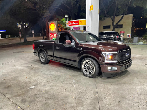 WELD Laguna 6 Drag Gloss Black Wheel with Milled Spokes 20x5 | 6x135BC | -19 Offset | 2.00 Backspacing - S1530C089N19 for 2004, 2005, 2006, 2007, 2008, 2009, 2010, 2011, 2012, 2013, 2014, 2015, 2016, 2017, 2018, 2019, 2020, 2021, 2022, 2023, 2024Ford F-150