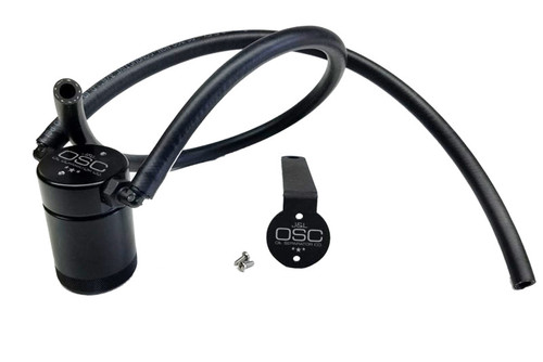 J&L 3.0 oil separator driver side black anodized for 1997-2013 Chevrolet / GMC Truck and SUV 4.8L / 5.3L / 6.0L / 6.2L - 3084D-B