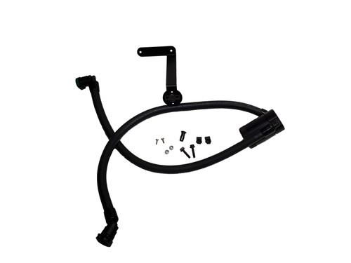 J&L 3.0 oil separator passenger side black anodized for 2011-2026 Ford F-150 2.7L / 3.5L EcoBoost / 5.0L, 2017-2026 F-150 Raptor, 2018-2021 Expedition 3.5L - 3016P-B