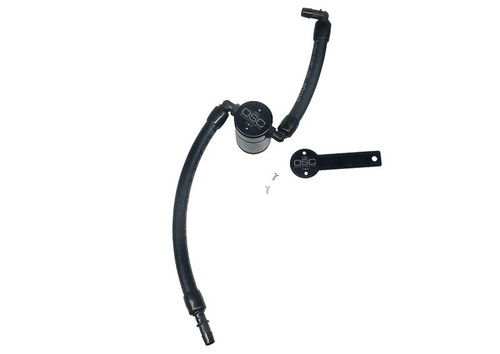 J&L 3.0 oil separator passenger side black anodized for 2019-2021 Ram 1500 5.7L - 3067P-B