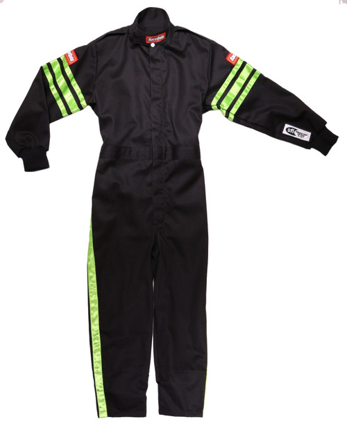 RaceQuip Trim SFI-1 JR. Suit Green product photo