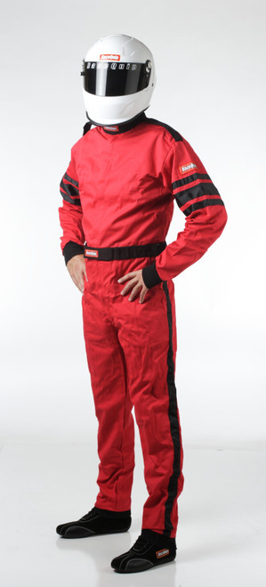 RaceQuip SFI-1 1-L Suit - Tall Red product photo