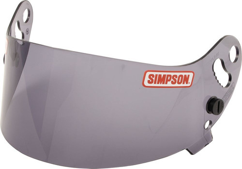 Simpson Safety Simpson Shield Devil Ray / DR2 Helmet Shield - Dark Smoke - Devil Ray / DR2 Model Helmets Dark Smoke product photo