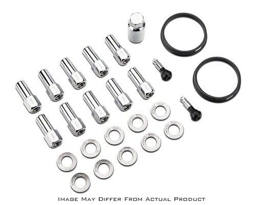 Race Star 1/2in Ford / Jeep Open End Deluxe Lug Kit Direct Drilled - 10 PK #601-1426D-10