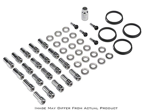 Race Star 14mm x 1.50 Open End 1.38in Shank w/ 7/8in Head Challenger & Charger Deluxe Lug Nut Kit - 20 PK #601-1434-20