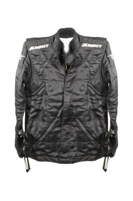 Impact Racing Suit Qtr Midget Jacket Black product photo