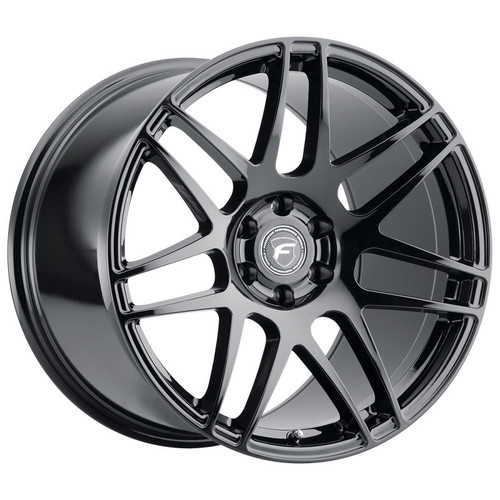 Forgestar F14 Street 20X11 DC 5X120 ET42 BS7.65 Gloss Black 72.56 Wheel - F25101121P42 for Camaro SS / ZL1 2010-2015, Camaro SS / 1LE / ZL1 2016-2024
