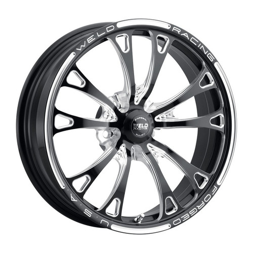 Weld Racing V-Series Front Runner 1-Piece 18x6 / 5x120 BP / 2.7in. BS Black Drag Wheel - 84B-1806255 for  2020, 2021, 2022, 2023 Chevrolet Corvette C8 (5x120 Bolt Pattern)
2016, 2017, 2018, 2019, 2020, 2021, 2023 Chevrolet Camaro SS, 1LE, ZL1 (14.37" Rear 4 piston Caliper. 15.35" 6 piston Front Caliper)
2014, 2015 Chevrolet Camaro Z28
2010, 2011, 2012, 2013, 2014, 2015 Chevrolet Camaro SS, ZL1