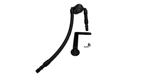 J&L 3.0 oil separator passenger side black anodized for 2003-2004 Mercury Marauder - 3046P-B