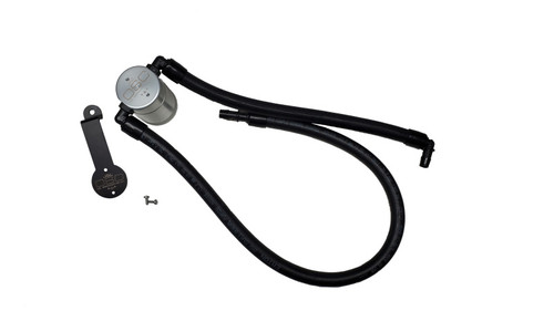 J&L 2021+ Jeep Wrangler 392 Oil Seperator 3.0 Passenger Side - Clear Anodized