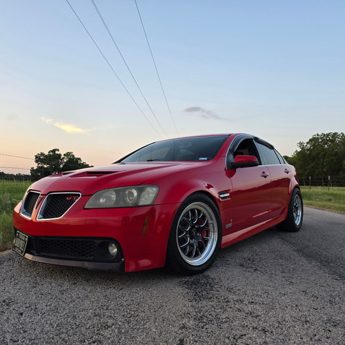 2008 Pontiac G8 Weld Racing RT-S S77 18x8 / 5x120mm BP / 5.1in. BS Black Drag Wheels and 17x10 Rears - Daniel Carranco