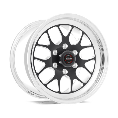 Weld Racing RT-S S77 HD Forged Aluminum 17x7 / 6x5.5 BP / 4.4in. BS  Black Center Drag Wheel (Low Pad) - 77LB7070E44A for Chevy Silverado & GMC Sierra 1999-2026