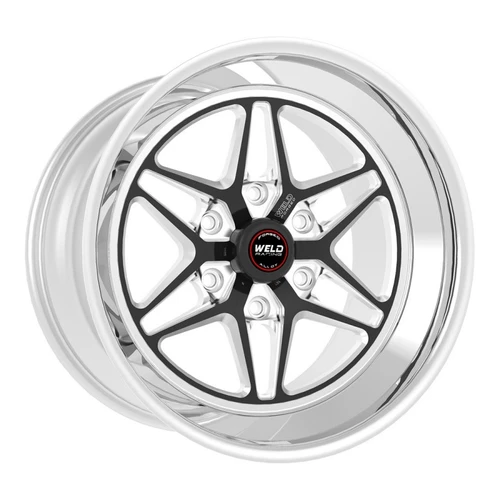 Weld Racing RT-S S81 HD Forged 17x5 / 6x5.5 BP / 1.6in. BS  Black Center Drag Wheel (Low Pad) - Non-Beadlock - 81LB7050E16A for your 1999-2026 Chevrolet Silverado / GMC Sierra 1500.