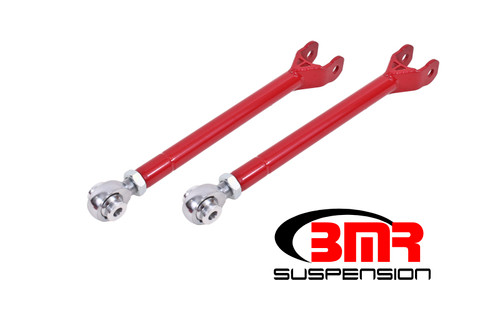 Shop in-stock special deals on BMR 2008-2023 Challenger Lower Trailing Arms w/ Single Adj. Rod Ends - Red from DragRacingWheels.com. Military & First Responder Discounts Available.