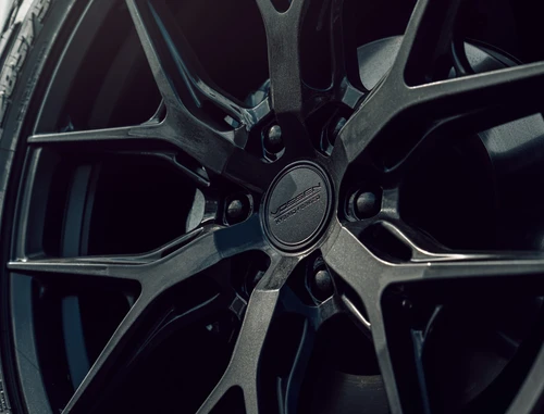 Vossen HF6-4 22x9.5 Satin Black wheel product photo