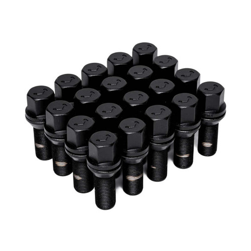 Vossen Lug Bolt - 14x1.25 - 30mm - 17mm Hex - Cone Seat - Black (Set of 20) product photo