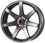 Enkei Racing PF07 18x9.5 5x114.3 15mm Offset Dark Silver Racing Wheel - 490-895-6515DS