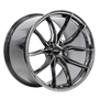 Forgeline F01 Black Ice Wheel 20x12 +50 5x120.65BC (C6 / C7 Z06 Z07 ZR1) - F012012512070350BC-D