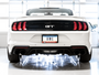 AWE Tuning 2018-2023 Ford Mustang GT (S550) Cat-back Exhaust - Touring Edition (Quad Diamond Black Tips)