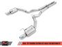 AWE Tuning 2015-2017 Mustang GT Cat-back Exhaust - Touring Edition (Chrome Silver Tips)