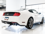 AWE Tuning 2018-2023 Ford Mustang GT (S550) Cat-back Exhaust - Track Edition (Quad Chrome Silver Tips)