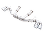 AWE Tuning 2020-2023 Chevrolet Corvette (C8) Track Edition Exhaust - Quad Chrome Silver Tips