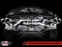 AWE Tuning 2020-2025 Chevrolet Corvette Stingray / E-Ray (C8) Track Edition Exhaust - Quad Chrome Silver Tips - 3020-42080