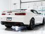 AWE Tuning 2016-2024 Chevrolet Camaro 6.2L SS | ZL1 | LT1 Resonated Cat-Back Exhaust -Touring Edition (Quad Diamond Black Tips)