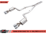 AWE Tuning 2015-2023 Dodge Challenger 6.4L SRT / Hellcat 6.2L Non-Resonated Touring Edition Exhaust - Quad Silver Tips