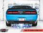 AWE Tuning 2015-2023 Dodge Challenger 6.4L SRT / Hellcat 6.2L SC Track Edition Exhaust - Quad Chrome Silver Tips