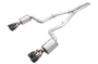 AWE Tuning 2015-2023 Dodge Challenger 6.4L SRT / Hellcat 6.2L Non-Resonated Touring Edition Exhaust - Quad Black Tips