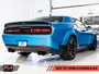 AWE Tuning 2015-2023 Dodge Challenger 6.4L SRT / Hellcat 6.2L Non-Resonated Touring Edition Exhaust - Quad Black Tips