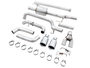 AWE 0FG 2021-2024 Ford F150 3.5L | 2.7L Dual Split Rear Exhaust - 5in Chrome Silver Tips