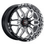 WELD Laguna 6 Beadlock Drag Gloss Black Wheel with Milled Spokes 20x11 | 6x127 BC (6x5) | +36 Offset | 7.375 Backspacing - S90301181P36