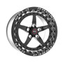 Weld Racing 3-Piece Weldstar RT 17x11 / 5x4.75 BP / 7.7in. BS Black Drag Wheel (High Pad) - Black Beadlock - 91HB7110B77F