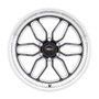 WELD Laguna 6 Street Gloss Black Wheel with Milled Spokes 22x9 | 6x139.7 BC (6x5.5) | +25 Offset | 2.00 Backspacing - S10929084P25 for 1999, 2000, 2001, 2002, 2003, 2004, 2005, 2006, 2007, 2008, 2009, 2010, 2011, 2012, 2013, 2014, 2015, 2016, 2017, 2018, 2019, 2020, 2021, 2022, 2023 Chevrolet Silverado 1500, GMC Sierra 1500.