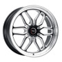 WELD Laguna 6 Street Gloss Black Wheel with Milled Spokes 22x9.5 | 6x139.7 BC (6x5.5) | +25 Offset | 6.23 Backspacing - S10929584P25 for 1999, 2000, 2001, 2002, 2003, 2004, 2005, 2006, 2007, 2008, 2009, 2010, 2011, 2012, 2013, 2014, 2015, 2016, 2017, 2018, 2019, 2020, 2021, 2022, 2023, 2024 Chevrolet Silverado 1500, GMC Sierra 1500.