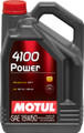 Motul 5L Engine Oil 4100 POWER 15W50 - VW 505 00 501 01 - MB 229.1 - Case of 4