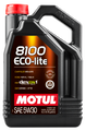 Motul 5L Synthetic Engine Oil 8100 5W30 ECO-LITE - Case of 4