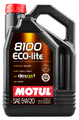 Motul 5L Synthetic Engine Oil 8100 5W20 ECO-LITE - Case of 4
